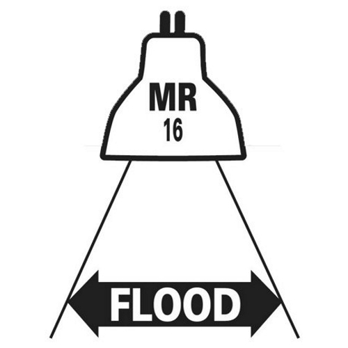 Q50MR16FLPR012 - *Delisted* 50W 12V MR16 Flood Clear Gloss Lamp - Ge Current, A Daintree Company