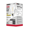 S12414 - 8W Led A19 FLMNT 27K Clear 800LM Med Base - Satco