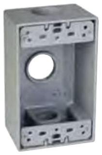 Pass and Seymour P&S WPB33 Weatherproof Outlet Box 3/4" Holes Box of 12