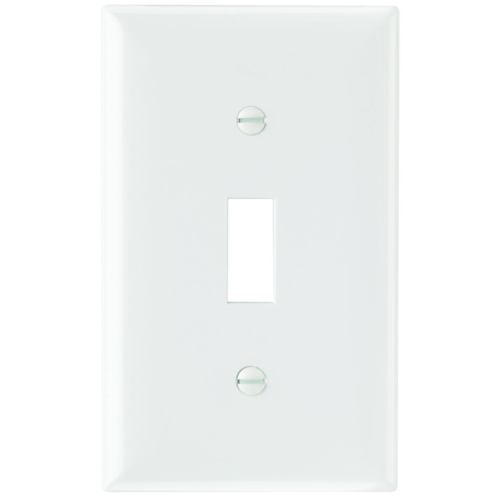 SP1W - Plate Plastic 1G Toggle W/Out Line W - Legrand-Pass & Seymour