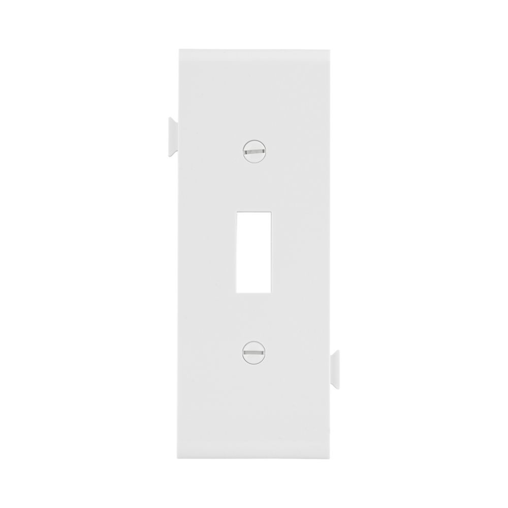 STC1W - Wallplate Sectional Tog Poly Mid Center WH - Eaton