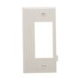 STE26W - Wallplate Sectional Deco Poly Mid End WH - Eaton Wiring Devices