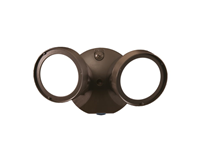 TGS2S402DRRB - Led RND Twin Security Flood 4K Lum Sel D2D Bronze - Cooper Lighting Solutions