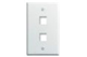 WP3402WH - 1G Wall Plate 2-Port WH (M10) - Pass & Seymour/Legrand